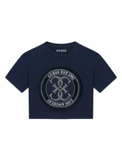 T-shirt J6GI07 K6YW4 Blu scuro Relaxed Fit