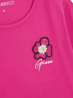 T-shirt J6GI10 K6YW4 Rosa scuro Relaxed Fit