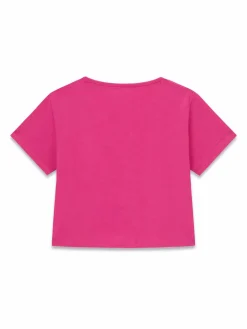 T-shirt J6GI10 K6YW4 Rosa scuro Relaxed Fit