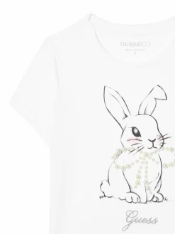 T-shirt J6RI24 K6YW4 Bianco Regular Fit