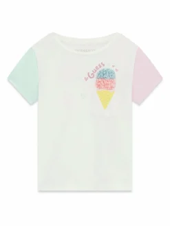 T-shirt K6GI14 K6YW4 Bianco Regular Fit