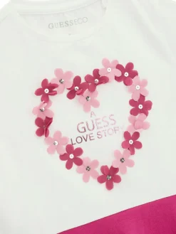 T-shirt K6GI20 K6YW4 Bianco Regular Fit