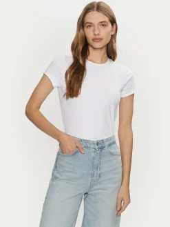 T-shirt K20K208049 Bianco Slim Fit