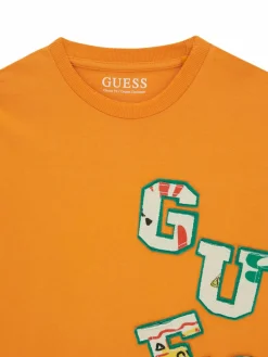 T-shirt L6GI02 K8HM4 Arancione Relaxed Fit