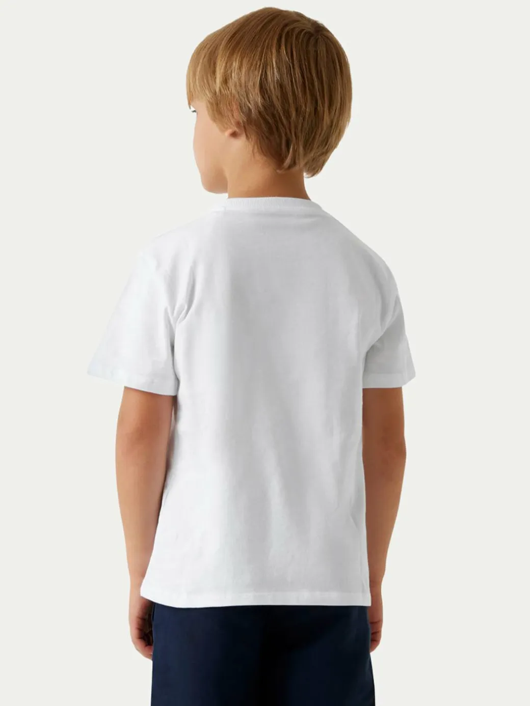 T-shirt L6GI00 K8HM4 Bianco Regular Fit