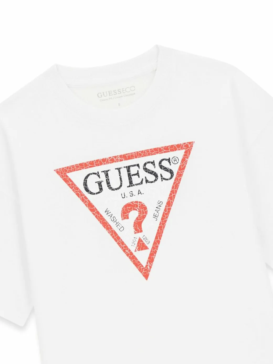T-shirt L6GI18 K8HM4 Bianco Relaxed Fit