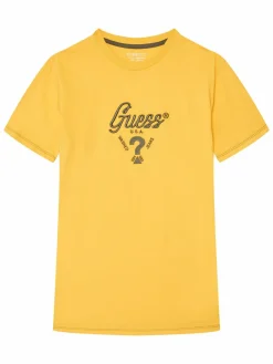 T-shirt L6GI06 K8HM4 Giallo Relaxed Fit