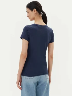 T-shirt Loa 1016146 Blu Slim Fit