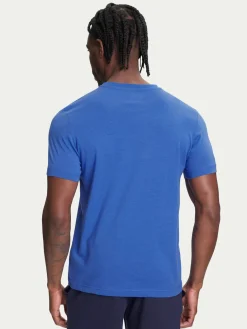 T-shirt Logo Korpo Cafers 304J150 Blu Slim Fit