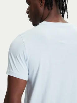T-shirt Logo Korpo Cafers 304J150 Celeste Slim Fit