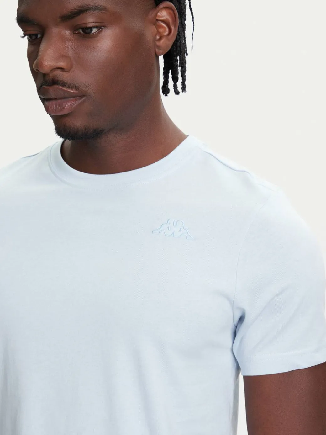 T-shirt Logo Korpo Cafers 304J150 Celeste Slim Fit