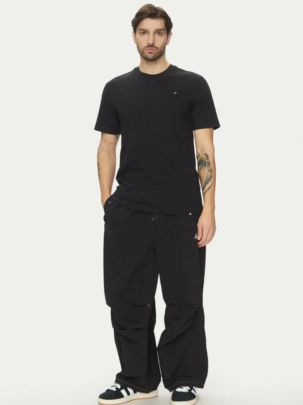 T-shirt Lounge Slide Graphic JJ4003 Nero Regular Fit