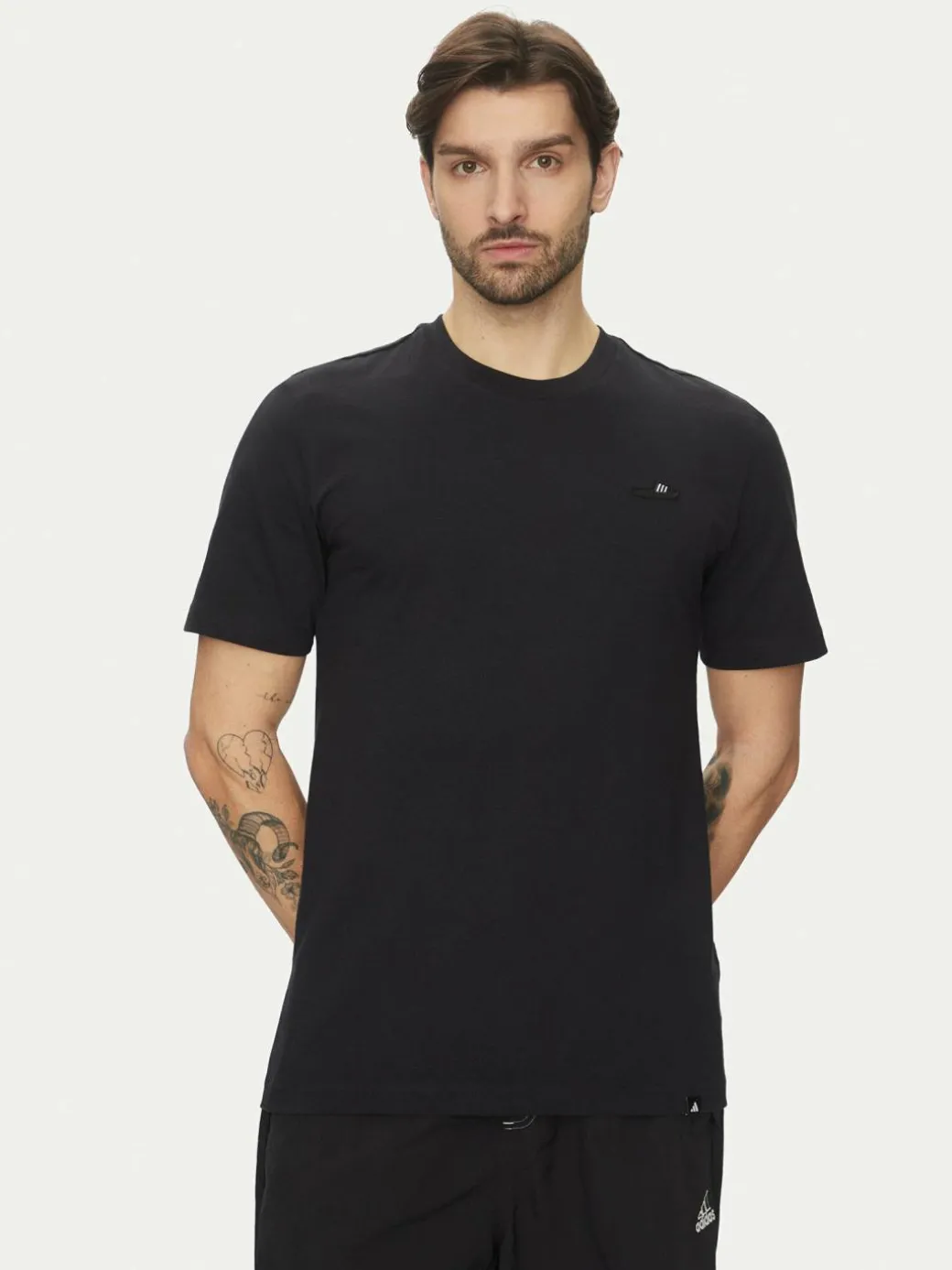 T-shirt Lounge Slide Graphic JJ4003 Nero Regular Fit