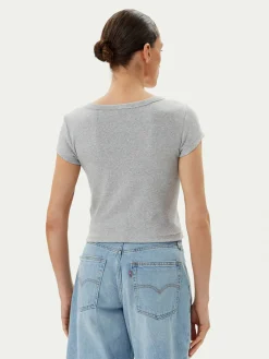 T-shirt LV047C200G Grigio Slim Fit