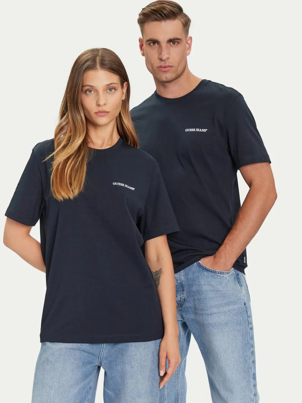 T-shirt M5BI78 K8FQ4 Blu scuro Regular Fit