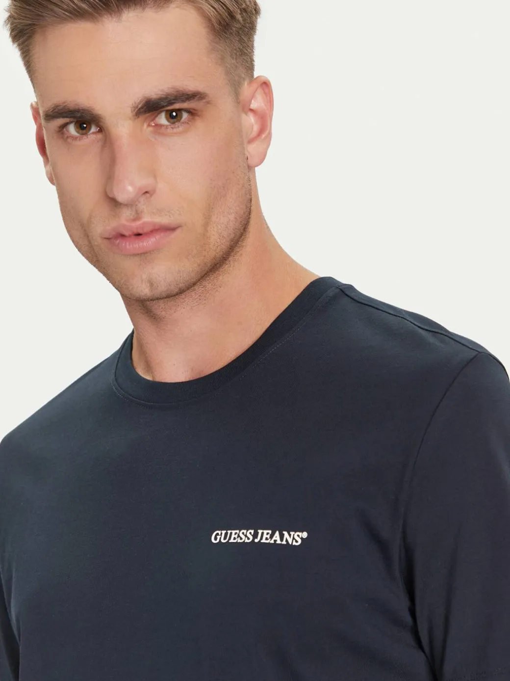 T-shirt M5BI78 K8FQ4 Blu scuro Regular Fit