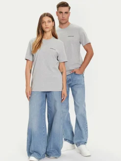 T-shirt M5BI78 K8FQ4 Grigio Regular Fit