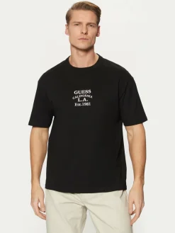 T-shirt M5RI35 K8FQ4 Nero Oversize