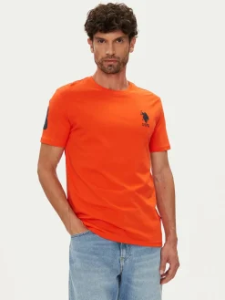T-shirt MUP3311 Arancione Slim Fit