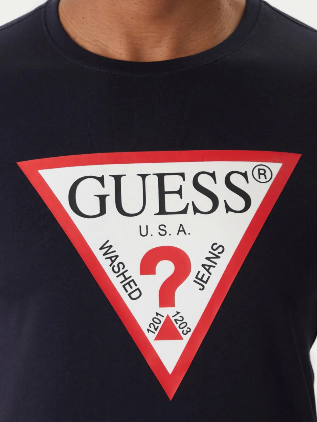 T-shirt M2YI71 I3Z14 Blu scuro Slim Fit
