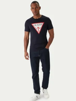 T-shirt M2YI71 I3Z14 Blu scuro Slim Fit