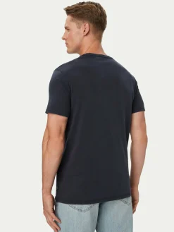 T-shirt M6YI54 K4610 Blu scuro Regular Fit