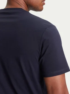T-shirt M5YI62 K8FQ4 Blu scuro Regular Fit