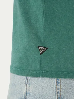 T-shirt M6YI58 K4632 Verde Regular Fit