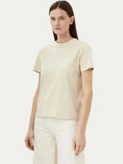 T-shirt Nano Logo K20K207519 Beige Regular Fit