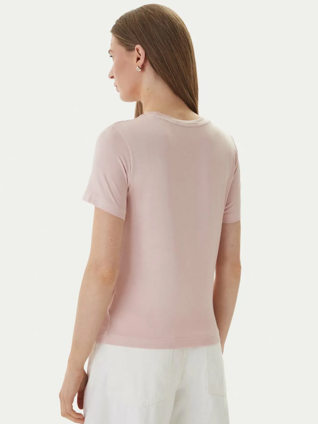 T-shirt O6GI00 KBF92 Rosa Regular Fit