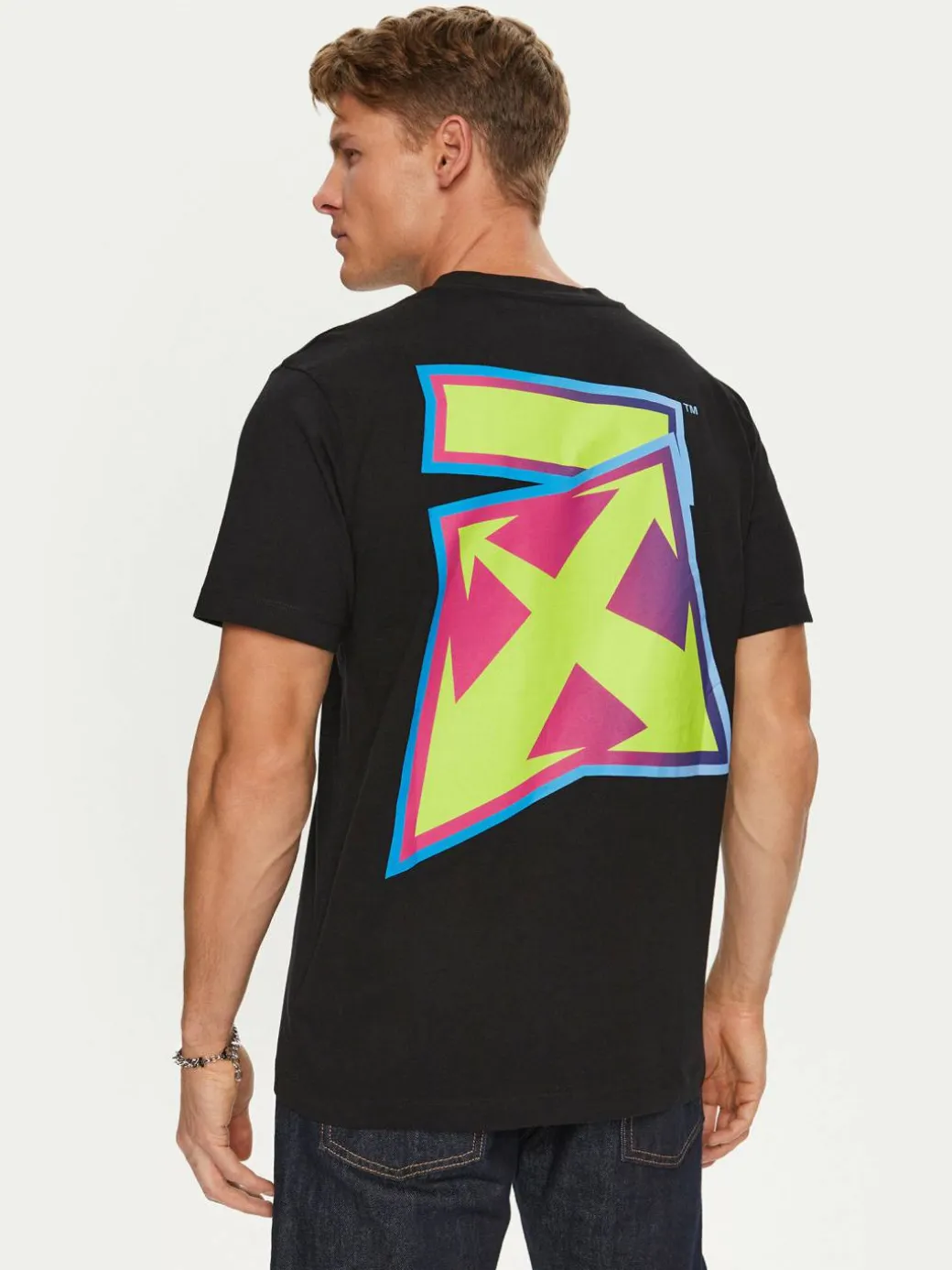 T-shirt OMAA027F22JER0071070 Nero Regular Fit