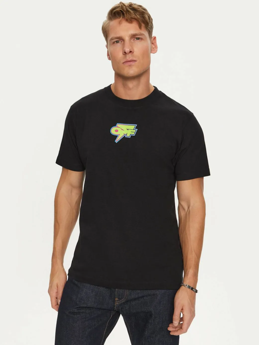 T-shirt OMAA027F22JER0071070 Nero Regular Fit