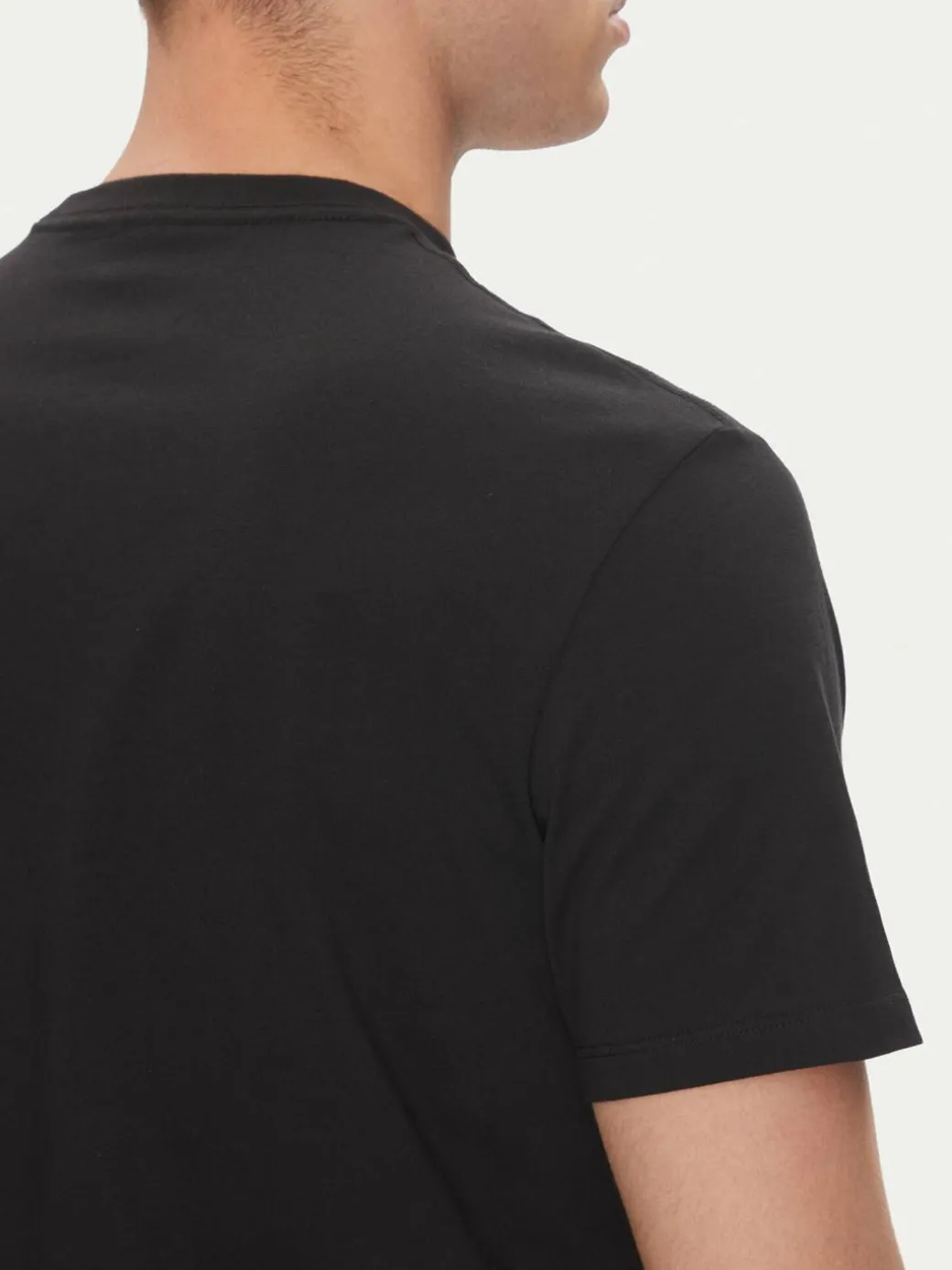 T-shirt Outline Tape Graphic LV04RC852G Nero Regular Fit