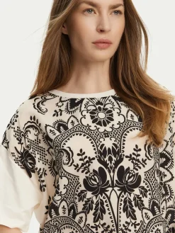 T-shirt Pampas 2515941082 Beige Relaxed Fit