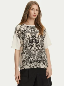 T-shirt Pampas 2515941082 Beige Relaxed Fit