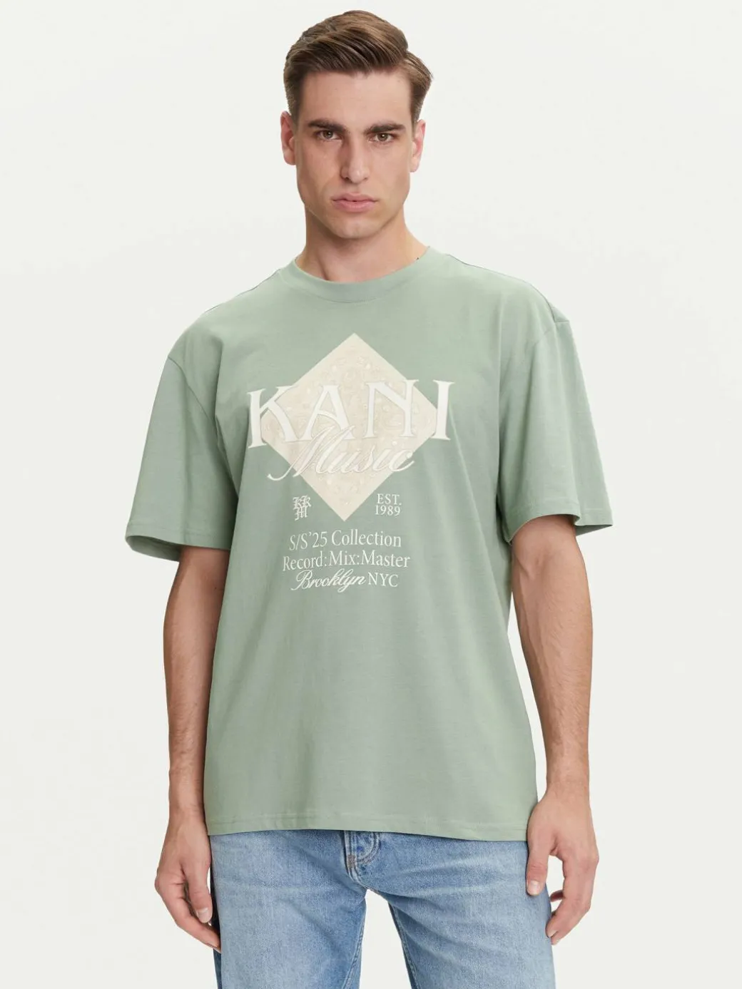 T-shirt PD00005357 Verde Relaxed Fit