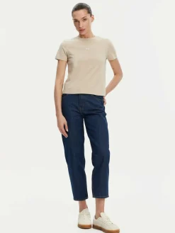 T-shirt Placed Institutional J20J225524 Beige Slim Fit
