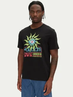 T-shirt Realityfab A3512555 Nero Loose Fit