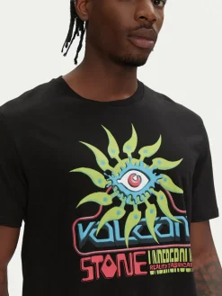T-shirt Realityfab A3512555 Nero Loose Fit