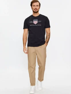 T-shirt Reg Archive Shield Ss 2003199 Nero Regular Fit