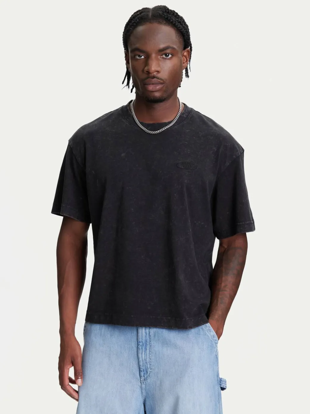 T-shirt Retreat 12277886 Nero Oversize