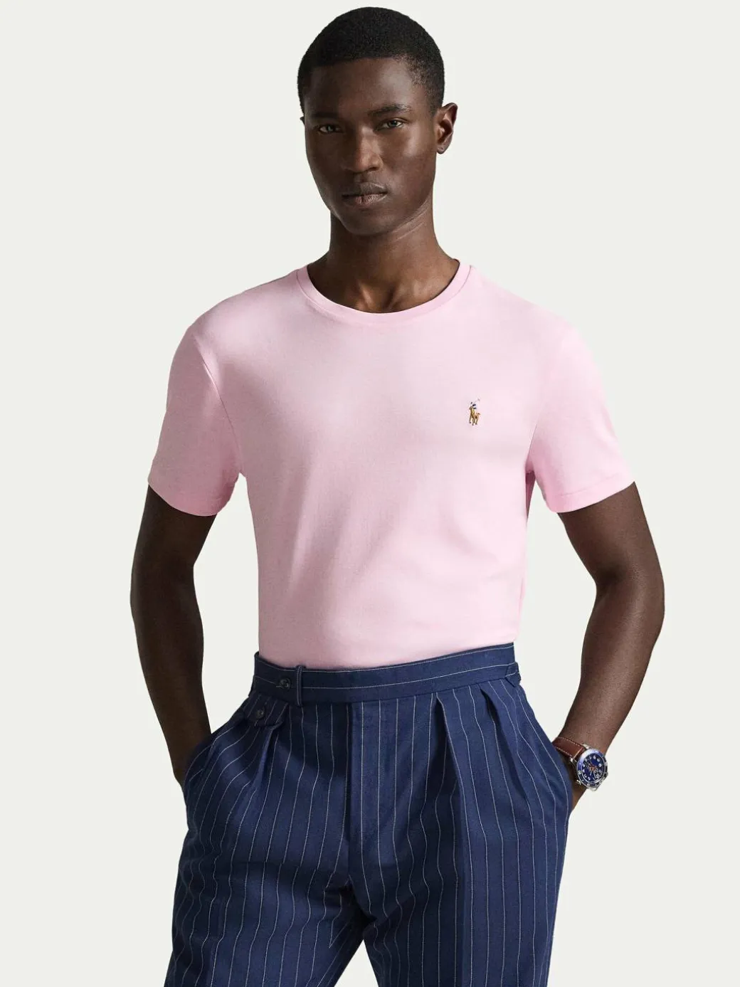 T-shirt 710740727010 Rosa Slim Fit