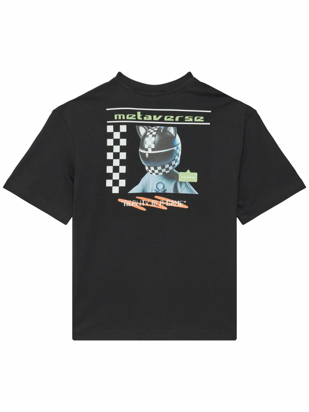 T-shirt 35RYC10NC Nero Regular Fit