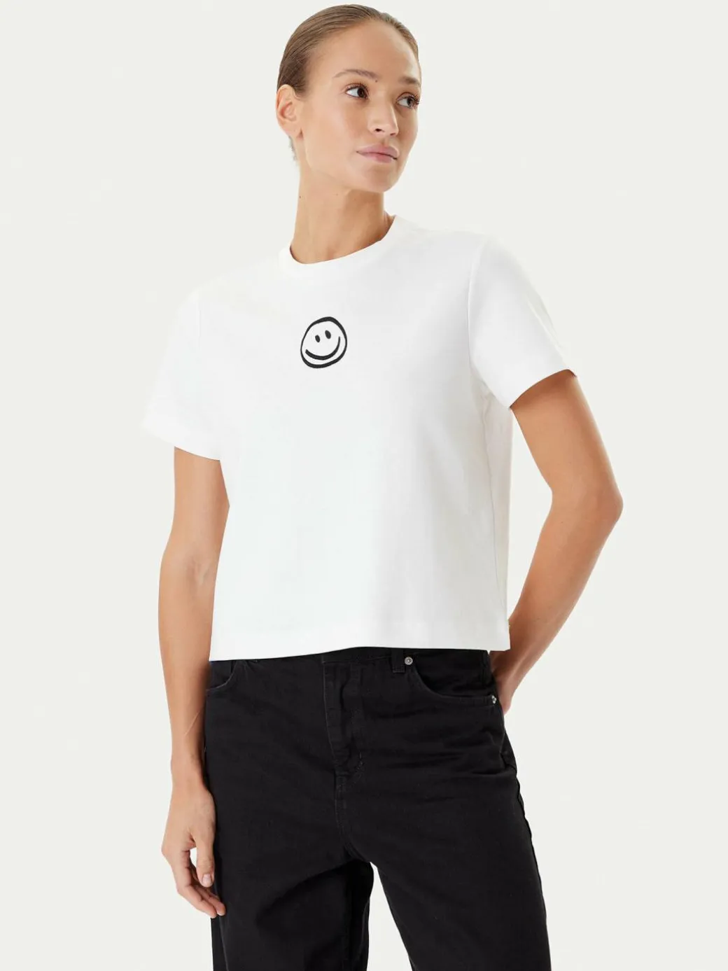 T-shirt Sara 10311633 Bianco Regular Fit