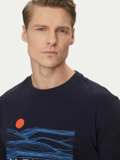 T-shirt S-Buti NP0A4INM Blu scuro Regular Fit