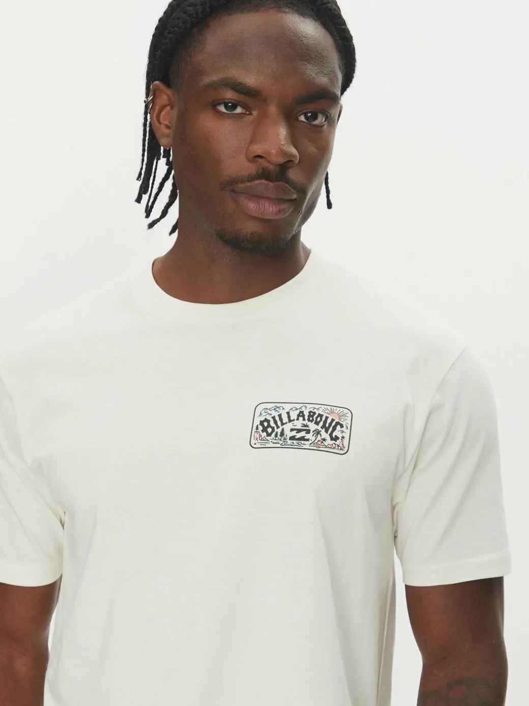 T-shirt Scenic Arch Adiv Ss 24A501539 Bianco Regular Fit