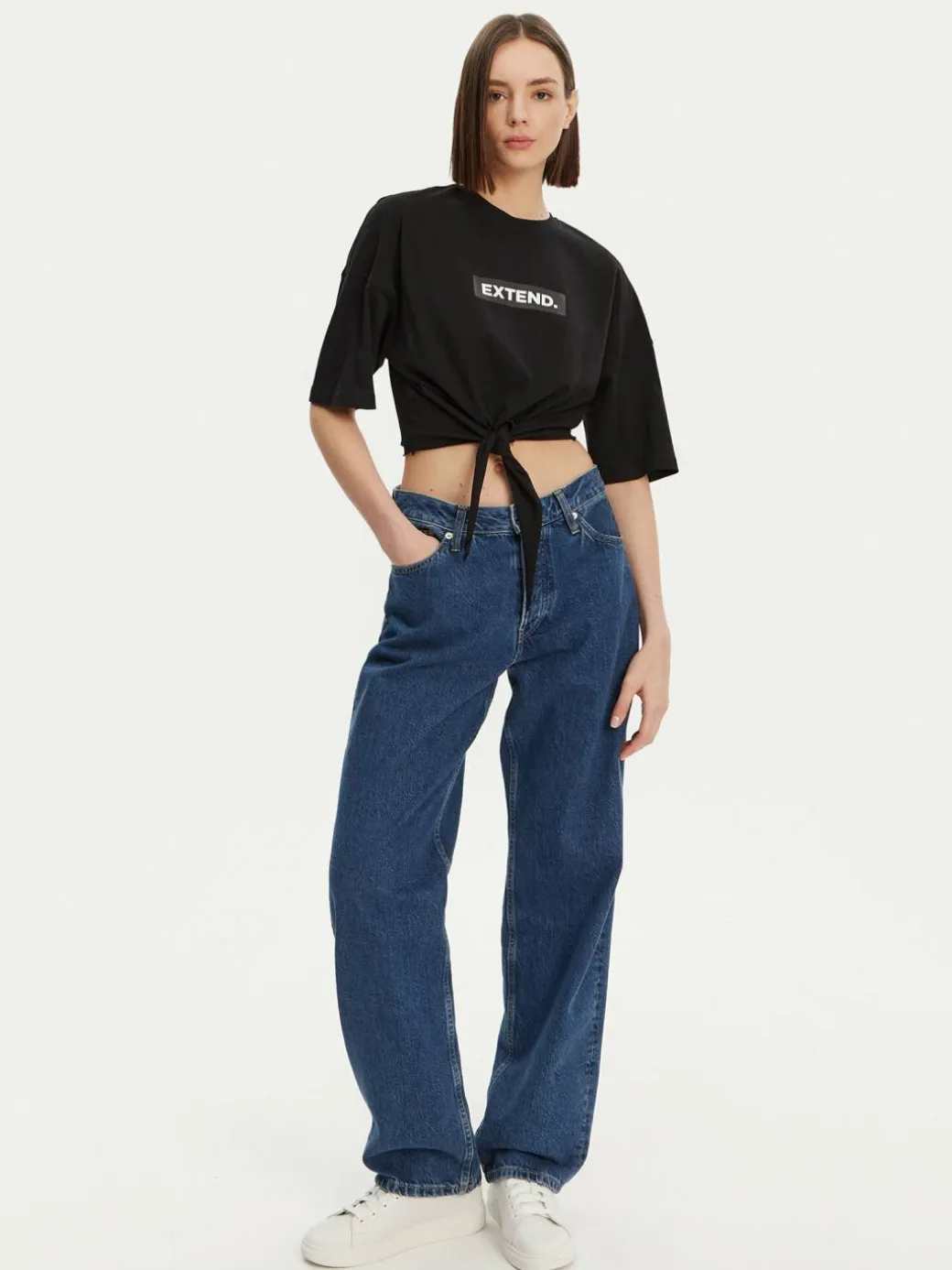 T-shirt Serena 15343356 Nero Regular Fit