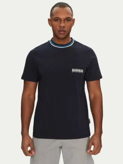 T-shirt S-Murlo NP0A4IEJ1761 Blu scuro Regular Fit