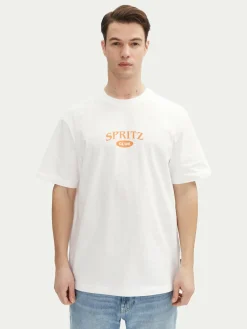 T-shirt Spritz 22034398 Bianco Relaxed Fit