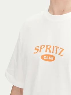 T-shirt Spritz 22034398 Bianco Relaxed Fit